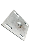 BetonLos Flansch F240x186x12 und  Gummidübel-1