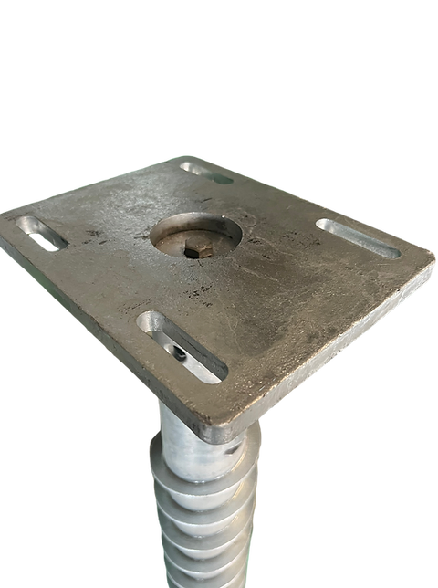 BetonLos Flansch F240x186x12 und  Gummidübel