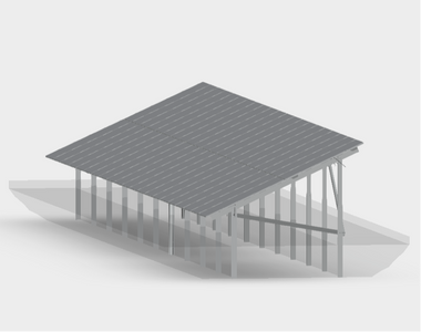 Freiflächen Unter Konstruktion PV für 550W Module - 0