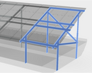 Freiflächen Unter Konstruktion PV für 550W Module-3