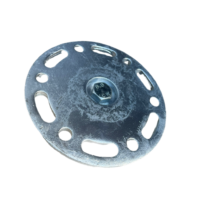 BetonLos Flansch Rundplatte 175x14x10mit Gummidübel - 0