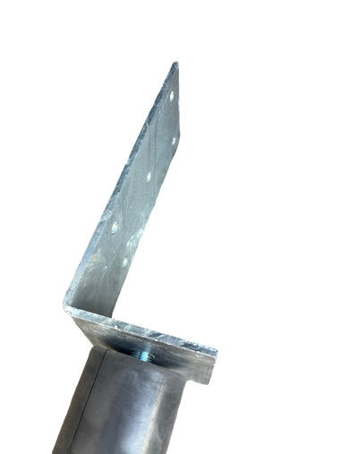 BetonLos Flansch Winkel 250x120x5 mit Gummidübel