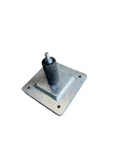 BetonLos Flansch mit Gummidübel 186x186x14mm