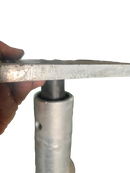 BetonLos Flansch mit Gummidübel 186x186x14mm-3