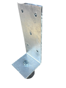 BetonLos Flansch Winkel 250x120x5 mit Gummidübel-2