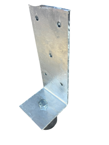 BetonLos Flansch Winkel 250x120x5 mit Gummidübel - 0