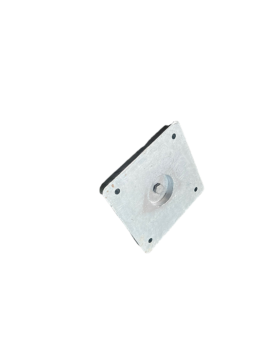 BetonLos Flansch mit Gummidübel 186x186x14mm