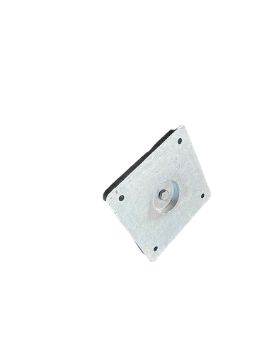 BetonLos Flansch mit Gummidübel 186x186x14mm - 0